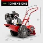 EARTHQUAKE Victory Rear Tine Tiller 209cc 4-Cycle Viper Engine Model 39381 Red/Black - Image 6