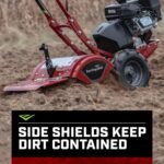 EARTHQUAKE Victory Rear Tine Tiller 209cc 4-Cycle Viper Engine Model 39381 Red/Black - Image 8