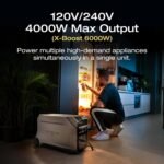 EcoFlow DELTA Pro 3 Portable Power Station with 4000W Output, 120/240V Split-Phase, LFP Battery, and X-Stream Fast Charging - Image 2