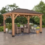 Backyard Discovery Cordova 14×10 Cedar Gazebo
