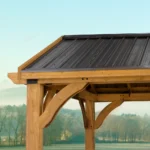 Backyard Discovery Arlington 12×12 Gazebo with Electric – Lt Brown - Image 8