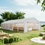 Heavy Duty Party Tent Wedding Event Shelter with Removable Sidewalls 20FT x 40FT - Image 10