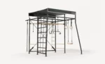 Vuly Small Quest 2.1 Monkey Bars with Instant-Dry Mesh and Shade Roof - Image 2