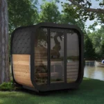 SaunaLife 3-Person CL4G Cube-Series Outdoor Home Sauna - Image 7
