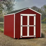 Home shed Little Cottage Co Value Gable Wood Shed Kit Blaze 32 In. - Image 7