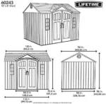 Lifetime 60243 10 x 8 Ft. Outdoor Storage Shed - Image 7