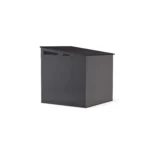 Suncast Modernist 7 ft. x 7 ft. Resin Vertical Pent Storage Shed with Floor Kit - Image 8
