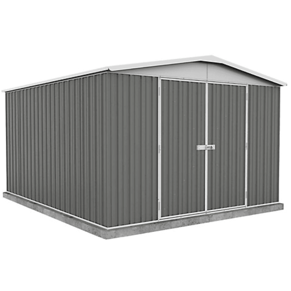 welt-product-225-image-1.png VEIKOUS 10 ft. W x 12 ft. D Outdoor Metal Storage Shed in Gray (120 sq. ft.) - Image 1