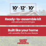 Windemere 10 ft. W x 12 ft. D Storage Shed - Image 4