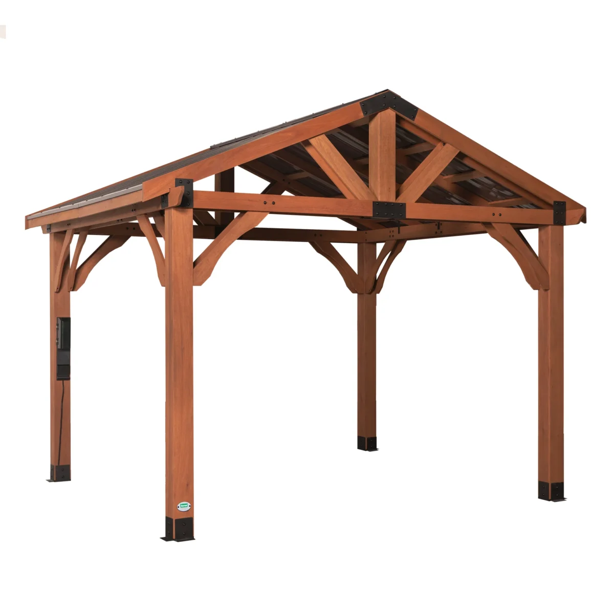 welt-product-287-image-1.webp Backyard Discovery Brookdale 12 x 10 All Cedar Wooden Gazebo - Image 1