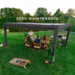 Backyard Discovery Trenton 4.9m x 3.7m Modern Steel Pergola - Image 8