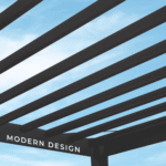 Backyard Discovery Trenton 4.9m x 3.7m Modern Steel Pergola - Image 9