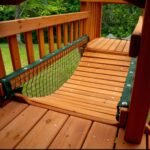 Gorilla Playsets Empire Extreme Wooden Swing Set with Monkey Bars, Clatter Bridge, Tower, and 3 Slides - Image 4