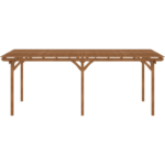 Outsunny 12′ x 20′ DIY Deck Outdoor Wood Pergola - Image 8