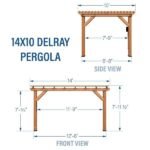 14×10 Delray Pergola - Image 13