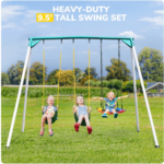 9.5′ Heavy-Duty Outdoor Porch Swing Set - Image 2