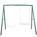 440lbs Extra Large Metal Swing Frame with 5 Hanging Hooks, Heavy Duty A-Frame Swing Stand - Image 8