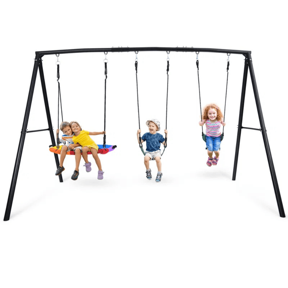 welt-product-60-image-1.png Klo Kick Metal Swing Set with 3 Swings - Image 1
