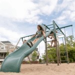 Lifetime Powder Coated Steel Swing Set with 4 Swing(s) , 1 Slide(s) - Image 11