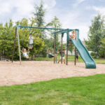 Lifetime Powder Coated Steel Swing Set with 4 Swing(s) , 1 Slide(s) - Image 9