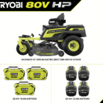 RYOBI 80V HP Brushless 54 in. Battery Electric Cordless Zero Turn Mower & Mulch Kit - Image 3
