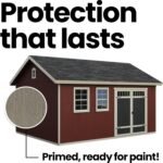 Handy Home Products Scarsdale 12×16 Do-it-Yourself Wooden Storage Shed with Floor - Image 7