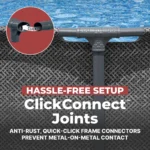 Coleman Power Steel 16 ft. x 42 in. Round Metal Frame Above Ground Pool Set - Image 5