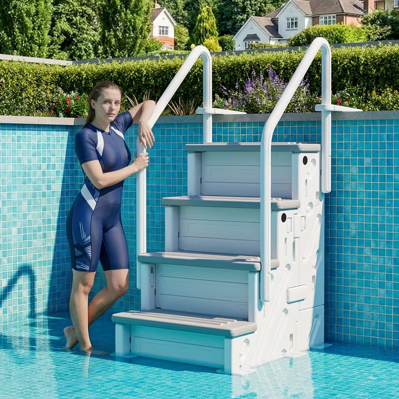 weltbike-product-22-image-1.webp BETISEF Pool Ladder Above Ground, Heavy Duty 4Step Pool Ladder with Dual Handrails and Nonslip Steps, 500 LBS Load Capacity, for 46-58 Inch - Image 1