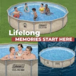 Coleman Steel Pro Max 14′ x 33″ Round Metal Frame Above Ground Pool Set - Image 9