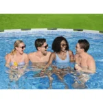 Bestway Steel Pro MAX 15′ x 48″ Prismatic Stone Pool Set| Durable Construction, Easy Assembly, and All-Inclusive Accessories – above ground pool set with filter pump, ladder, and pool cover - Image 8