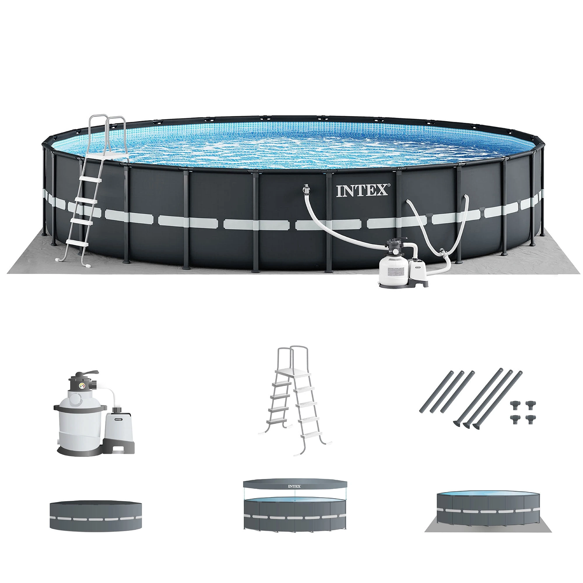 weltbike-product-28-image-1.webp INTEX Ultra XTR 18ft x 52in Round Above Ground Pool Set, Sand Filter Pump - Image 1