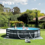 INTEX Ultra XTR 18ft x 52in Round Above Ground Pool Set, Sand Filter Pump - Image 2