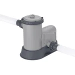 Bestway: Steel Pro MAX – 16′ x 48″, Grey -Round Above Ground Swimming Pool Set, ClickConnect Frame, Tritech, Filter Pump-Ladder-Cover, 5145 Gal Water - Image 5