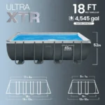 INTEX 18ft x 9ft x 52in Ultra XTR Above Ground Pool and Solar Pool Cover - Image 3