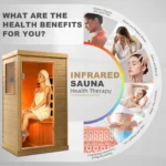HomeMiYN Far Infrared Wood Sauna Box ,traditional Sauna Room Indoor Home Spa Low-emf Dry Saunas Single Person Spa Canada Hemlock,nature - Image 10