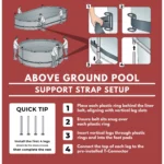 Coleman Power Steel 18 ft. x 48 in. Round Metal Frame Above Ground Pool Set - Image 4