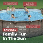 Coleman Power Steel 18 ft. x 48 in. Round Metal Frame Above Ground Pool Set - Image 8