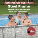 Coleman Power Steel 16′ x 10′ x 42″ Oval Above Ground Pool Set - Image 8